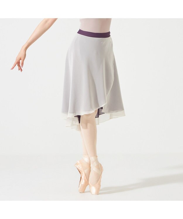 Chacott 【AKANE TAKADA】リハーサルスカート ブラックベリー
