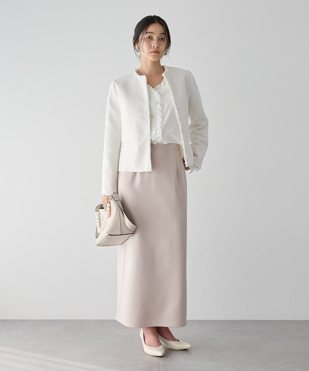 YECCA VECCA ツイードジャケット(2) Off White