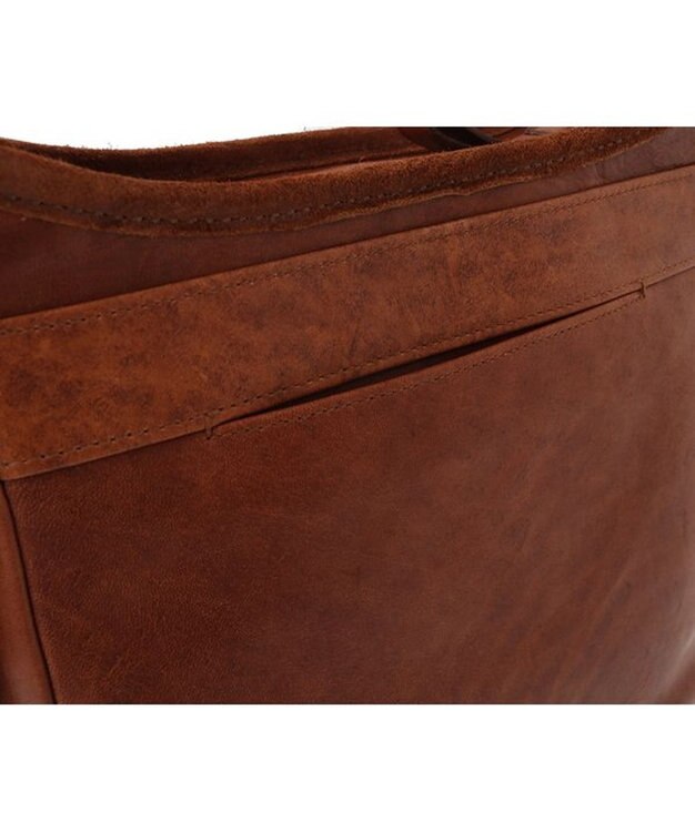 genten ホースレザーバッグB5ショルダー チャ