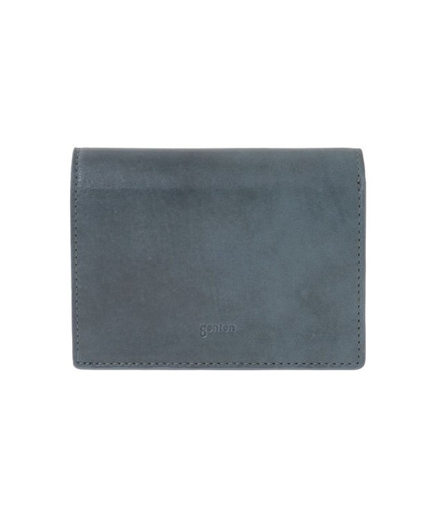 genten コルサ 二つ折り財布 ブルーグレー