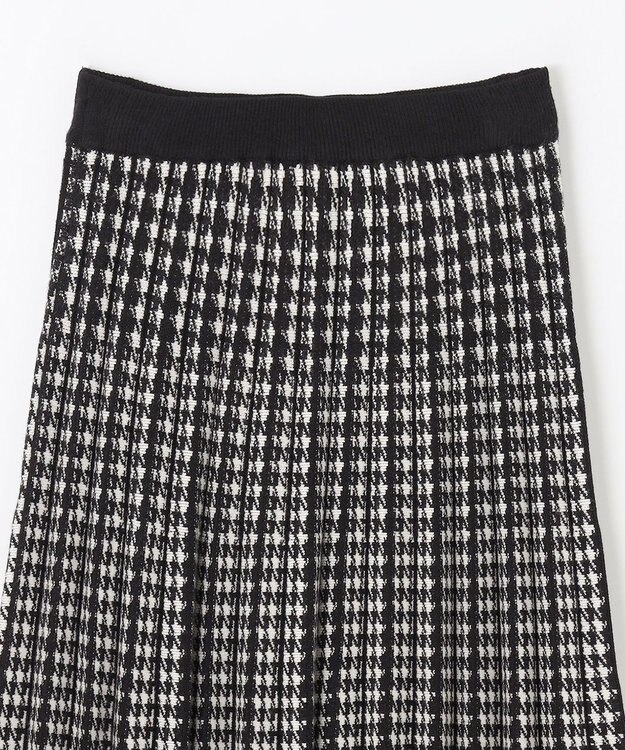 ANY 【ウエストゴム/洗濯機可能】ハンドトゥースセットアップ ブラック×オフ