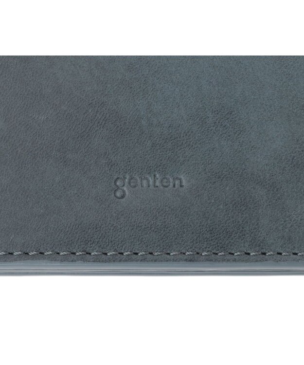 genten コルサ 二つ折り財布 ブルーグレー