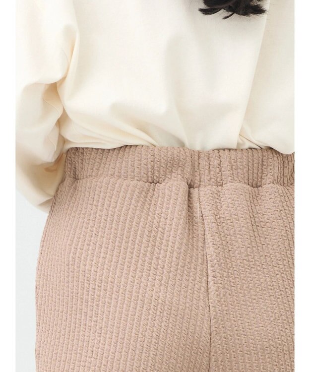 earth music&ecology ぽこぽこスリットパンツ Mocha