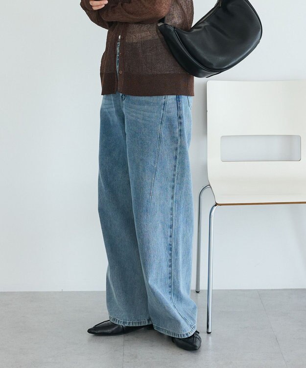 CRAFT STANDARD BOUTIQUE ストレートワイドデニムパンツ Medium Indigo