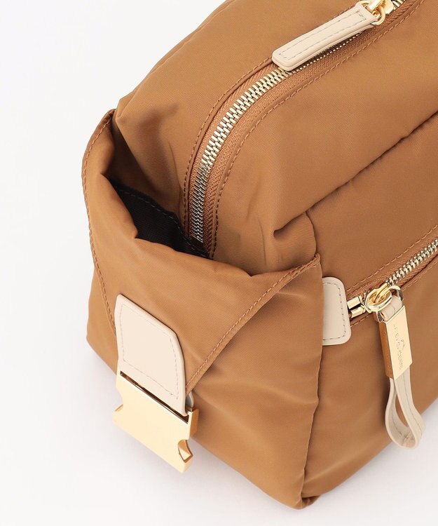 LA BAGAGERIE メタルバックル　ボックスショルダー　SSサイズ チョコ