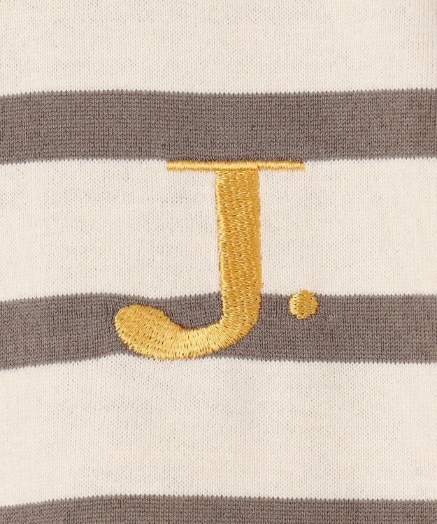 J.PRESS KIDS 【110-130cm】J.半袖ボーダーＴシャツ カーキ系1