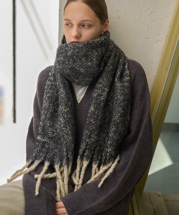 AMERICAN HOLIC アソートシャギーマフラー Herringbone