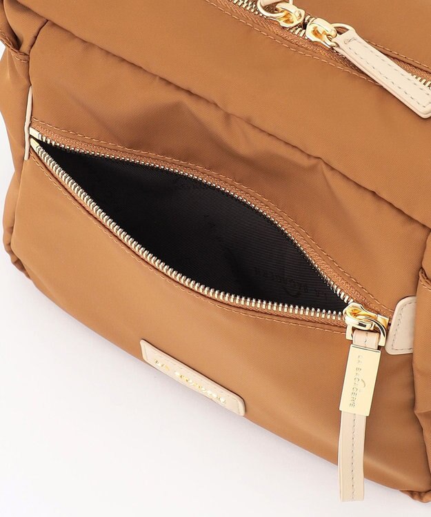 LA BAGAGERIE メタルバックル　ボックスショルダー　SSサイズ チョコ