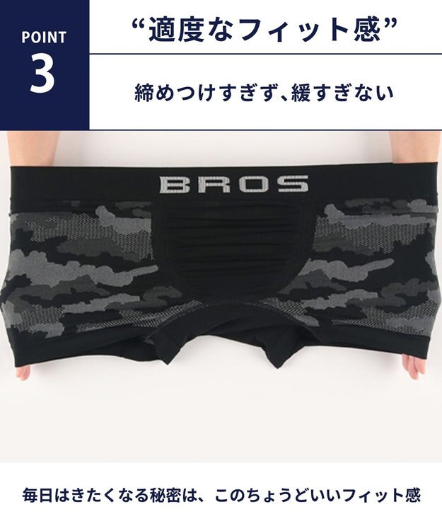 WACOAL MEN ボクサーパンツ 【EVERYDAY BOXER】 吸汗速乾 立体成型 前閉じ 下着 メンズ GT3491 /ブロス バイ ワコールメン ブラック