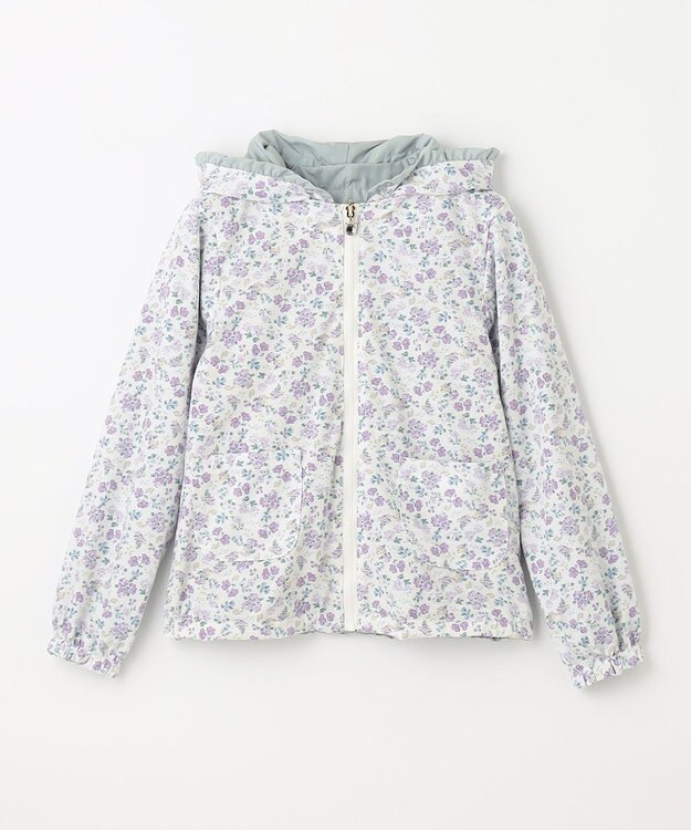 ANY KIDS フード取り外し リバーシブル ブルゾン ミント