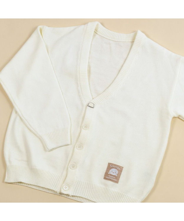 Mother garden しろたん ホワイトカーディガン ユニセックス オフホワイト