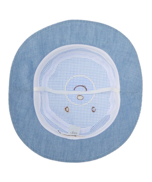 MIKI HOUSE HOT BISCUITS 【46-52cm】顔ドン クロッシェ(帽子) ブルー