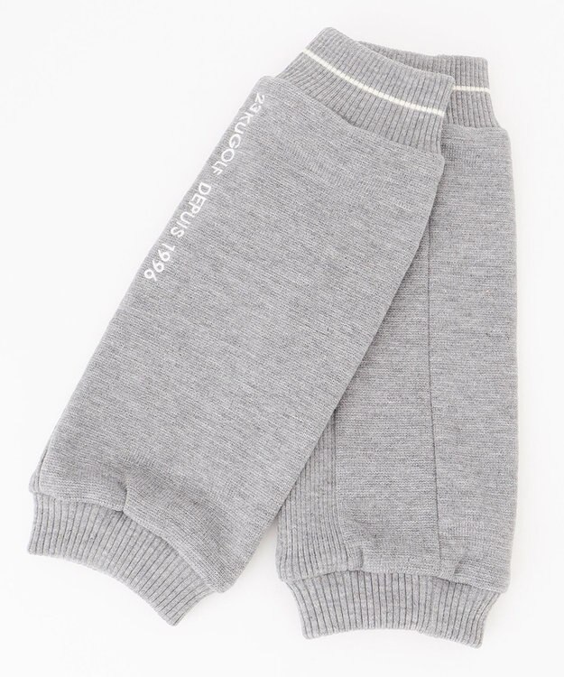 23区GOLF 防風機能付きの裏地で足元あたたか【WOMEN】ニット レッグウォーマー ライトグレー系