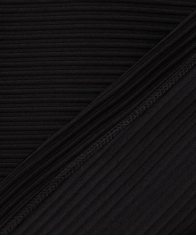 JOSEPH HOMME タックリップルジャージー　クルーネックTシャツ ブラック系