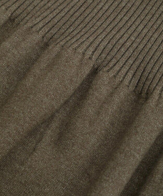 CRAFT STANDARD BOUTIQUE カットアウトニットワンピース Khaki