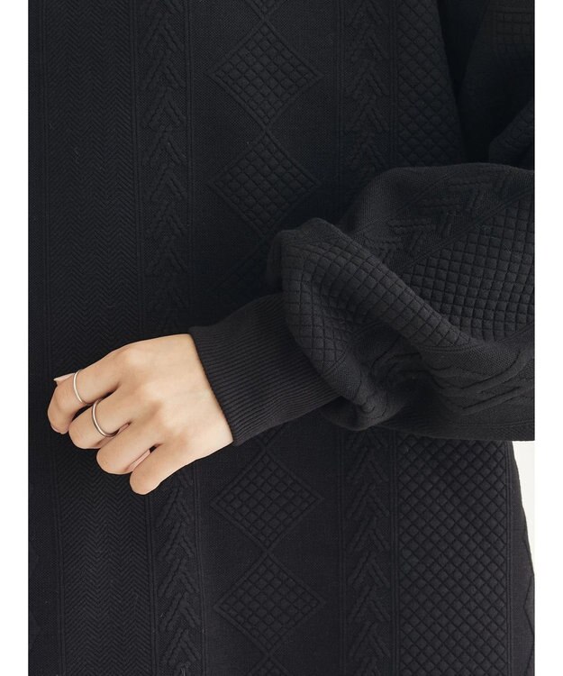 CRAFT STANDARD BOUTIQUE JQカットボリュームスリーブMOCプルオーバー1 Black