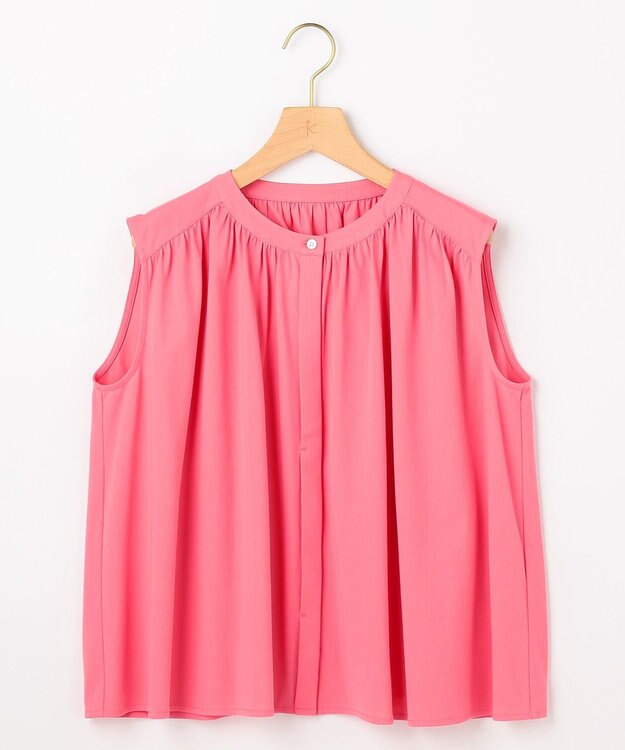 組曲 【先行予約・WEB限定】トリコットジャージー ギャザー カットソー ローズ系