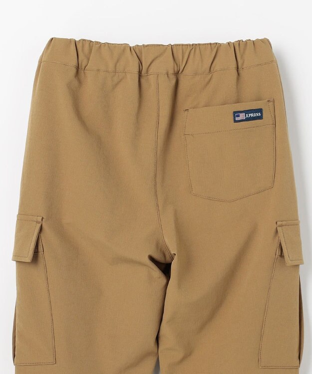 J.PRESS KIDS 【100-130cm】裏付き ストレッチ カーゴパンツ ベージュ系