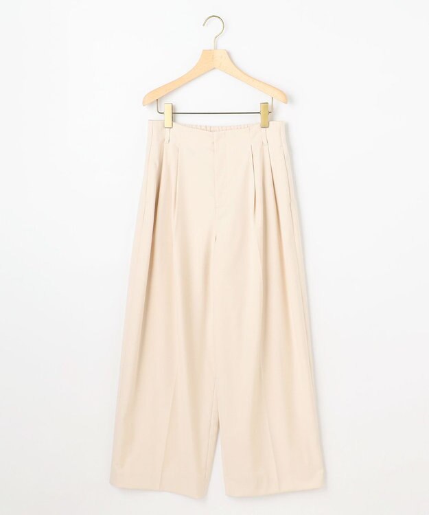 組曲 【加藤ローサさん着用】ハンサムツイルカーヴィーパンツ アイボリー系