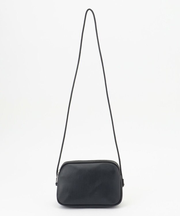 ANY 【前後2WAY】ミニショルダーバッグ ブラック×ブラック