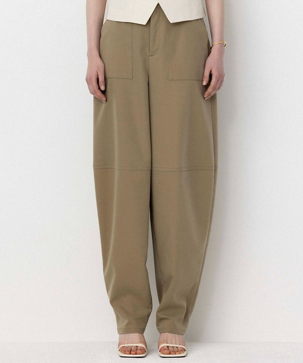 NAVE 【Nave・セットアップ可/洗える/撥水】スパンツイル パンツ カーキ系