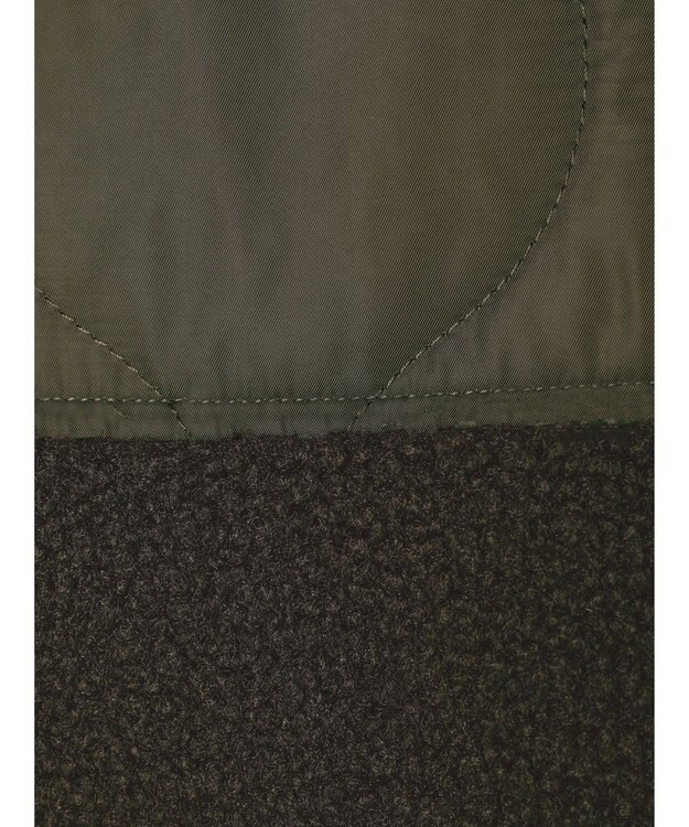 CRAFT STANDARD BOUTIQUE キルティングボア切替ベスト Khaki