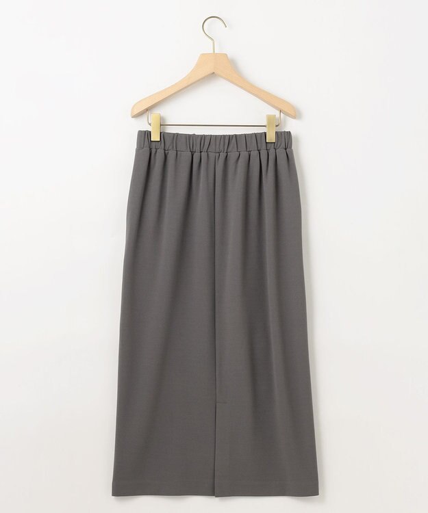 組曲 ジョーゼットジャージーナロータイト スカート グレー系