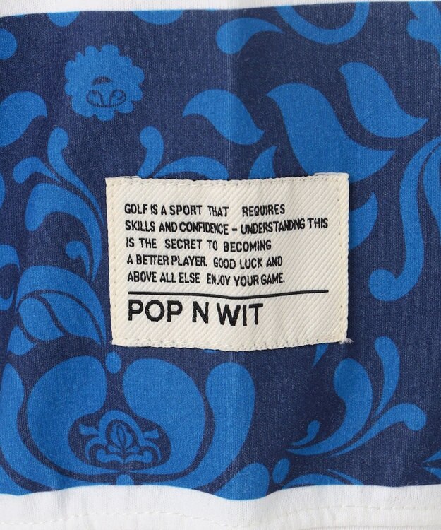 PW CIRCULUS 【吸水速乾 / UVカット / ストレッチ】【MEN】ラガーシャツ ゴルフ ネイビー系1