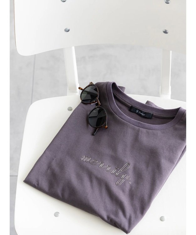 Te chichi 3DシャイニーロゴロンT《2026 spring catalog item》 チャコールグレー