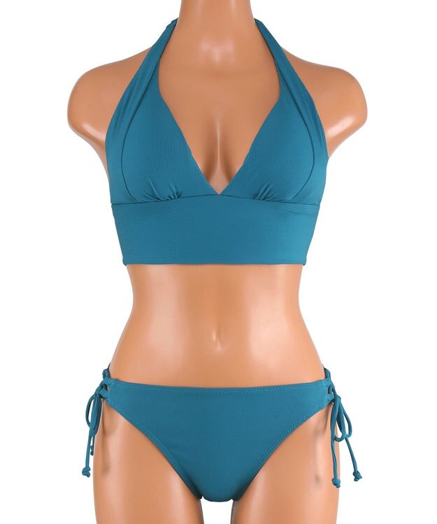 San-ai Resort（三愛水着楽園） ナチュラルだけどしっかり盛れる【ナチュラルアップブラ】　ノンワイヤービキニ　7M・9M　【San-ai Resort（サンアイリゾート）】 グリーン