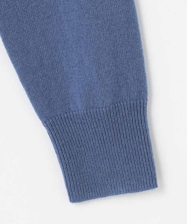 J.PRESS LADIES 【洗える・WEB限定カラーあり】CASHMERE BLEND ハイネック ニット サックスブルー系