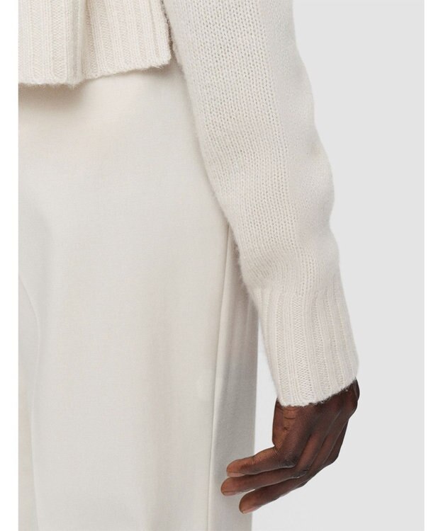 JOSEPH 【洗える】オープンカシミヤ　カーディガン Oat