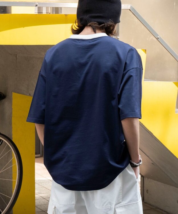 WEGO グラフィックフットボールT（SS） ネイビー