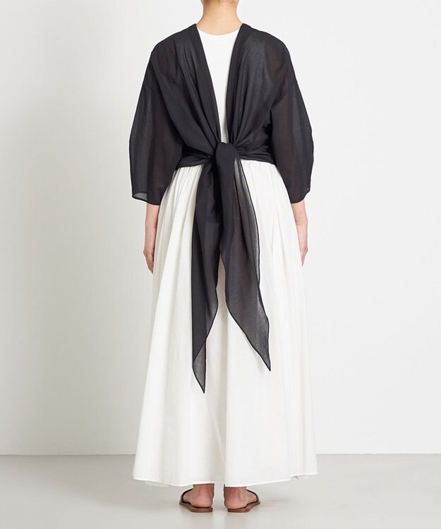 NAVE 【Nave 　洗える】マルチウェイシアーブラウス ブラック系