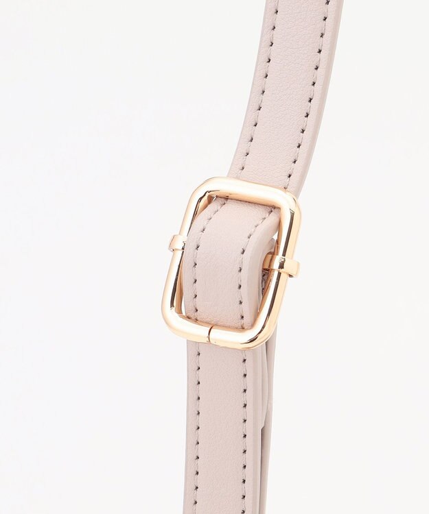 ANY 【2WAY】ワイドスクエアショルダーバッグ ベージュ