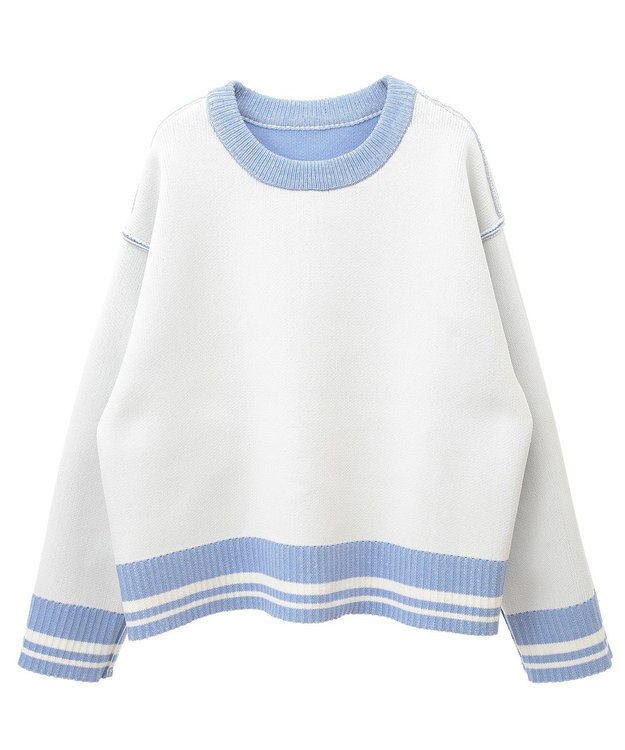 Green Parks ２ＷＡＹリバーシブルニットプルオーバー Blue