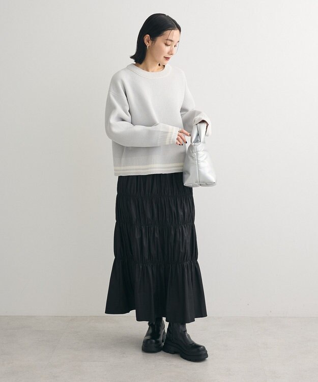 Green Parks ２ＷＡＹリバーシブルニットプルオーバー Gray