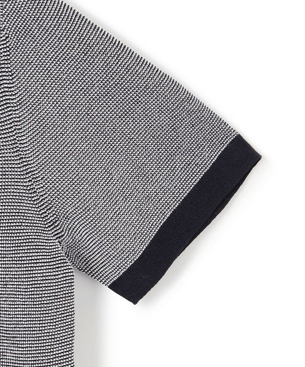 J.PRESS MEN 【HYBRID LINEN】ニットTシャツ ホワイト系1