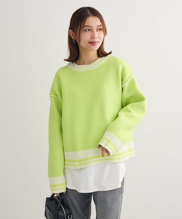 Green Parks ２ＷＡＹリバーシブルニットプルオーバー Green