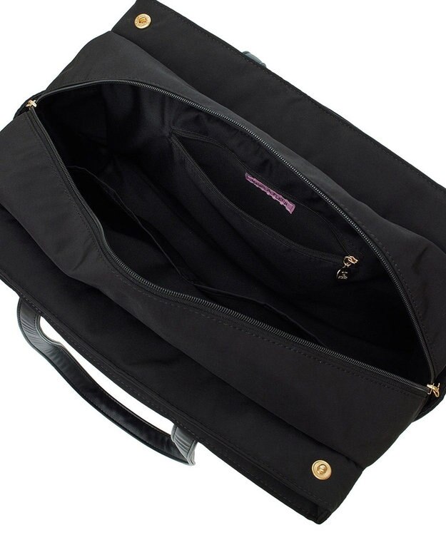 Maison de FLEUR EC限定撥水加工3ルームトートバッグ Black