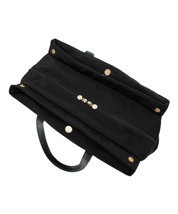 Maison de FLEUR EC限定撥水加工3ルームトートバッグ Black
