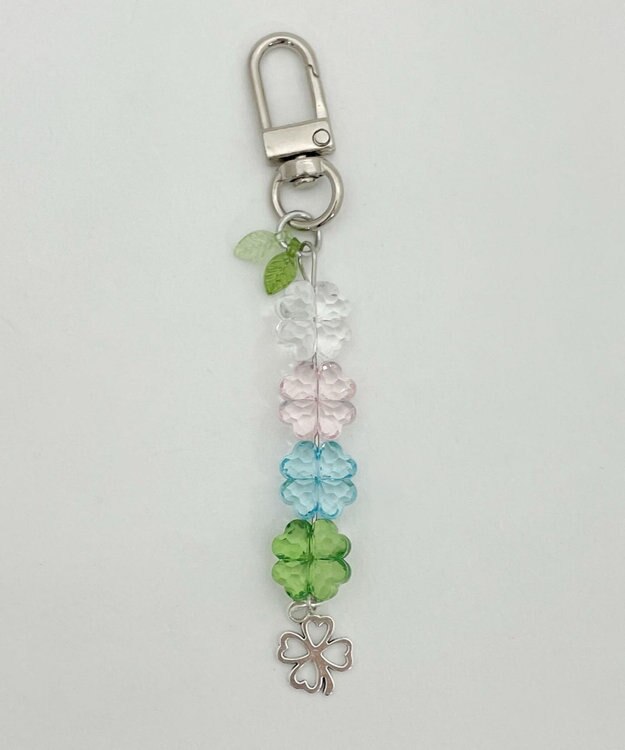 WEGO クローバービーズキーホルダー 柄4