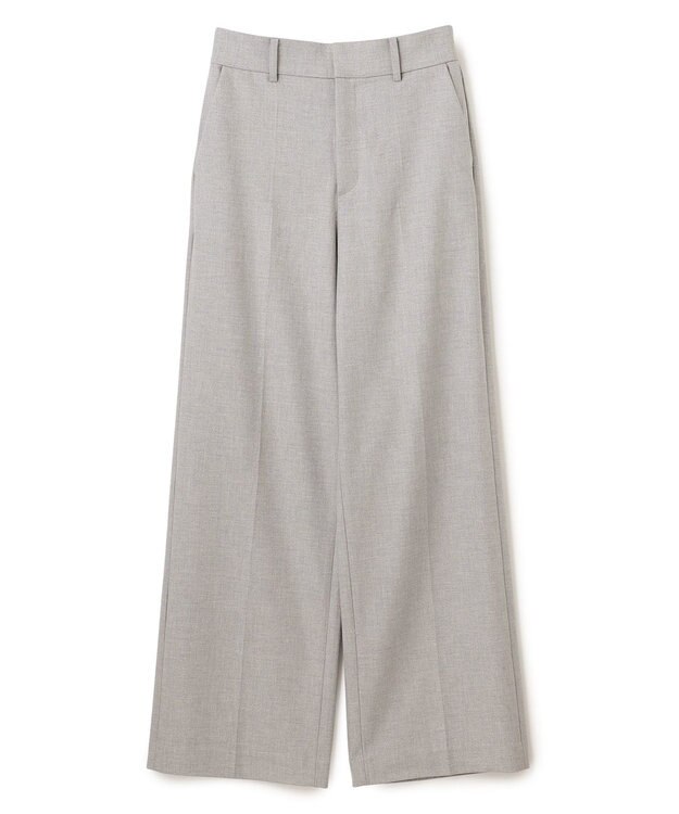 UNFILO beauty warm ワイドパンツ ライトグレー