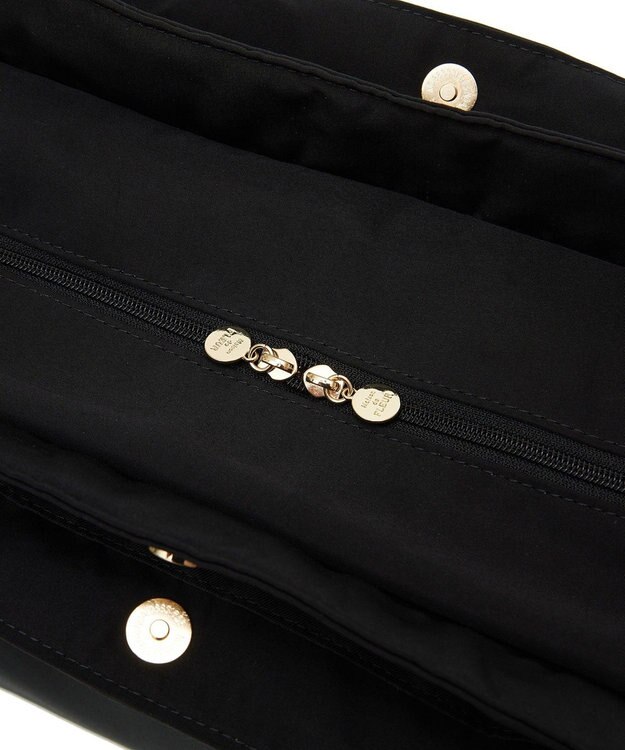 Maison de FLEUR EC限定撥水加工3ルームトートバッグ Black