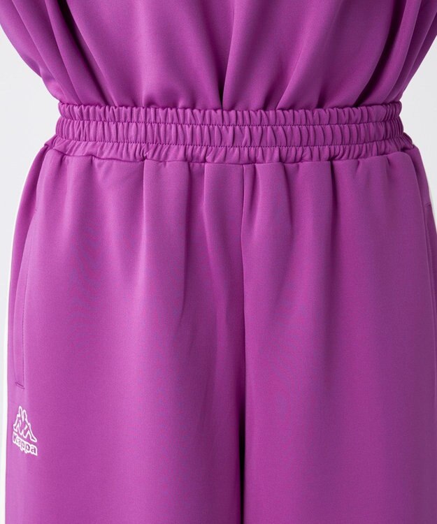 OP／FILA 【Kappa】ジャージ トラックワイドパンツ パープル