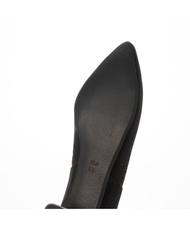 Riz raffinee <Riz raffinee>パンチングポインテッドトゥパンプス ブラック