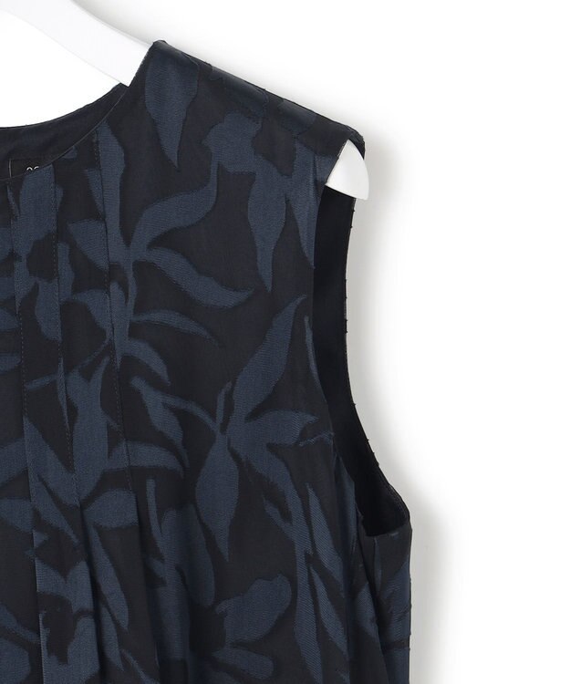 23区 L 【APPLAUDIR】シャドウフラワーオパール ドレス ネイビー系