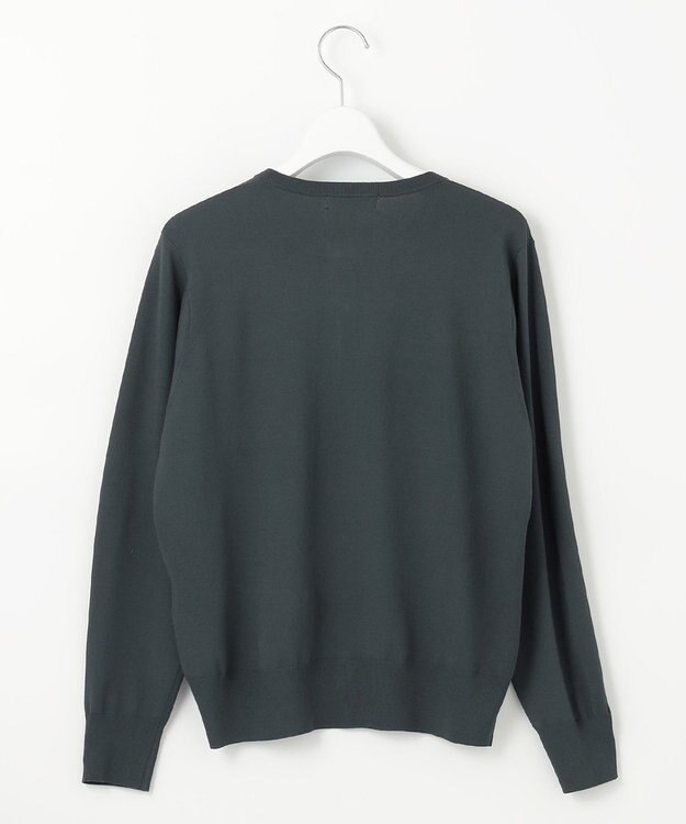 J.PRESS LADIES L 【洗える】 レーヨンエリートストレッチ カーディガン ダークグリーン系