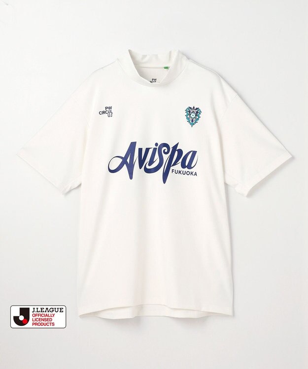 PW CIRCULUS 【UNISEX】J.LEAGUE モックネック J1所属の20クラブコラボ ゴルフ アビスパ福岡