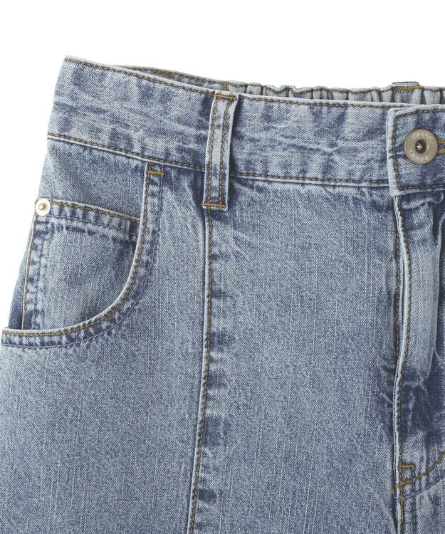 YECCA VECCA 綿麻バギーデニムパンツ Light Indigo